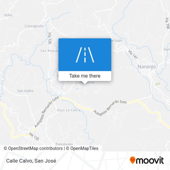 Mapa de Calle Calvo