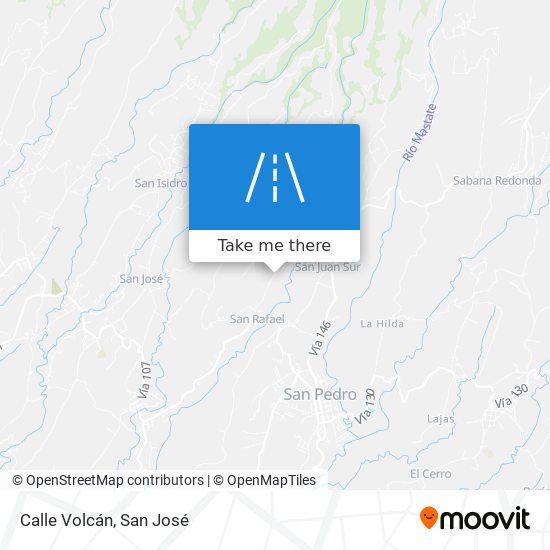 Mapa de Calle Volcán