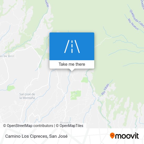 Mapa de Camino Los Cipreces
