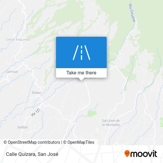 Mapa de Calle Quizara