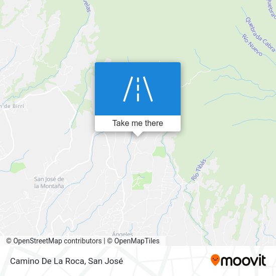 Mapa de Camino De La Roca
