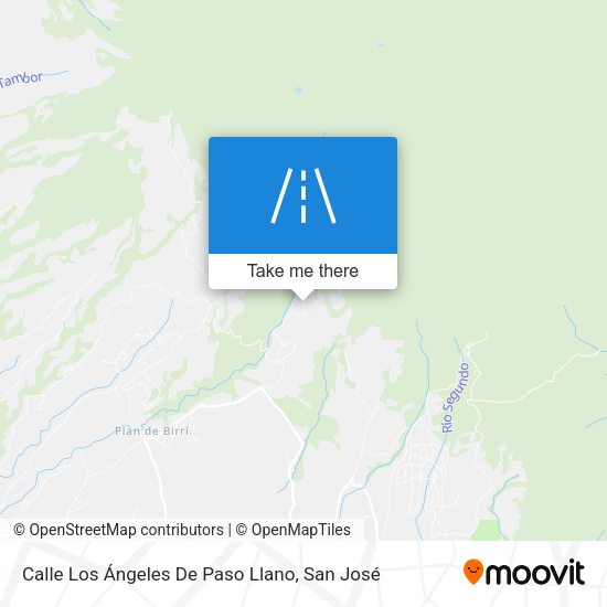Calle Los Ángeles De Paso Llano map