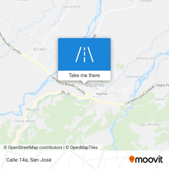 Mapa de Calle 14a