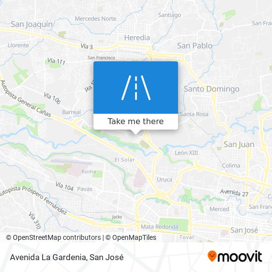 Avenida La Gardenia map