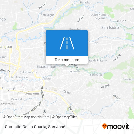 Caminito De La Cuarta map