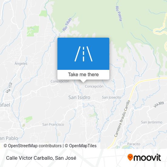 Mapa de Calle Víctor Carballo
