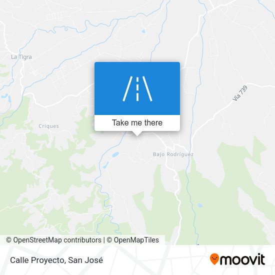 Mapa de Calle Proyecto