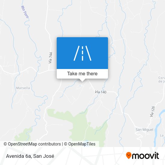 Mapa de Avenida 6a