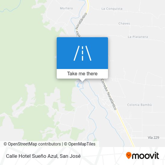 Mapa de Calle Hotel Sueño Azul
