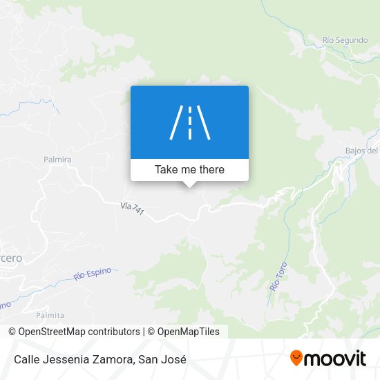 Calle Jessenia Zamora map