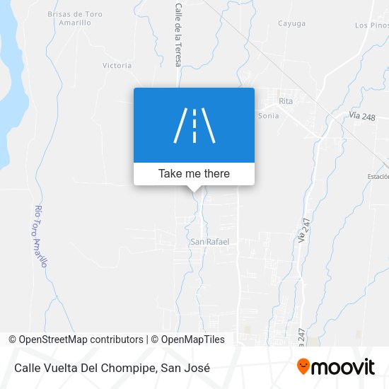 Calle Vuelta Del Chompipe map
