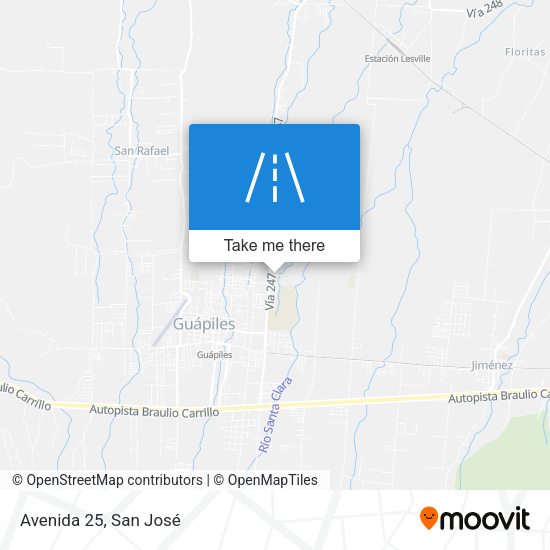 Mapa de Avenida 25