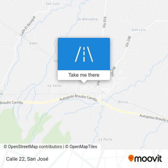 Mapa de Calle 22