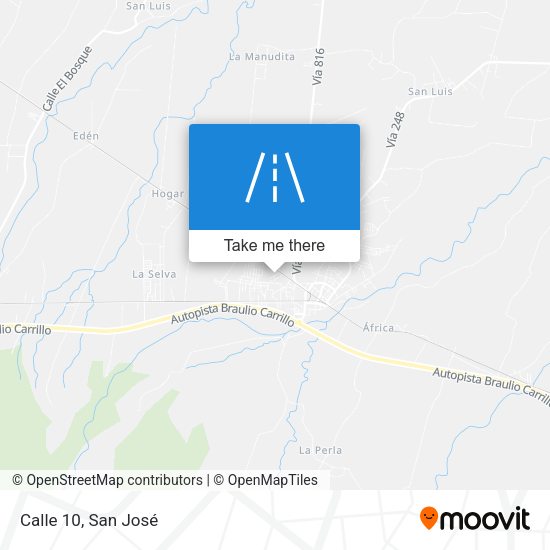 Mapa de Calle 10