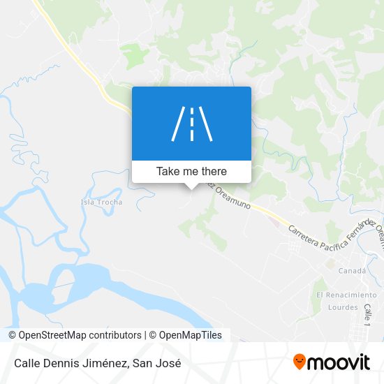 Calle Dennis Jiménez map