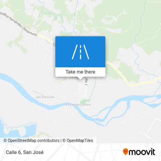Calle 6 map