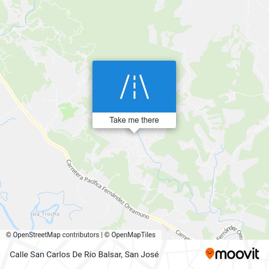 Calle San Carlos De Río Balsar map