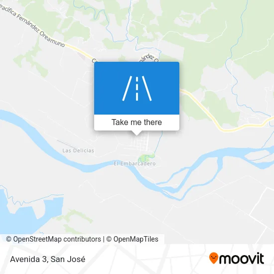 Avenida 3 map