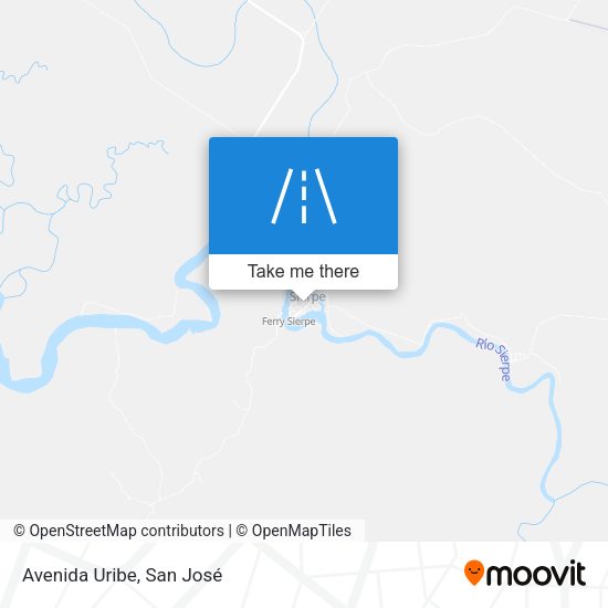 Mapa de Avenida Uribe
