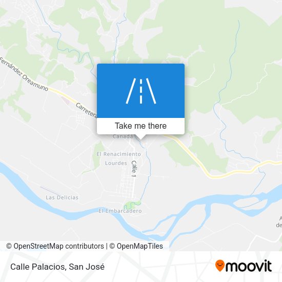 Mapa de Calle Palacios