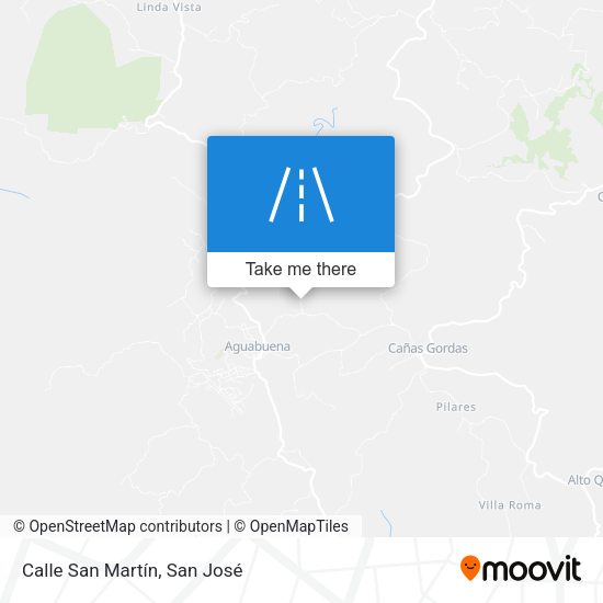 Calle San Martín map