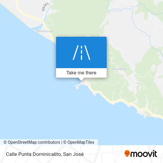 Calle Punta Dominicalito map