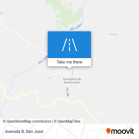 Mapa de Avenida 8