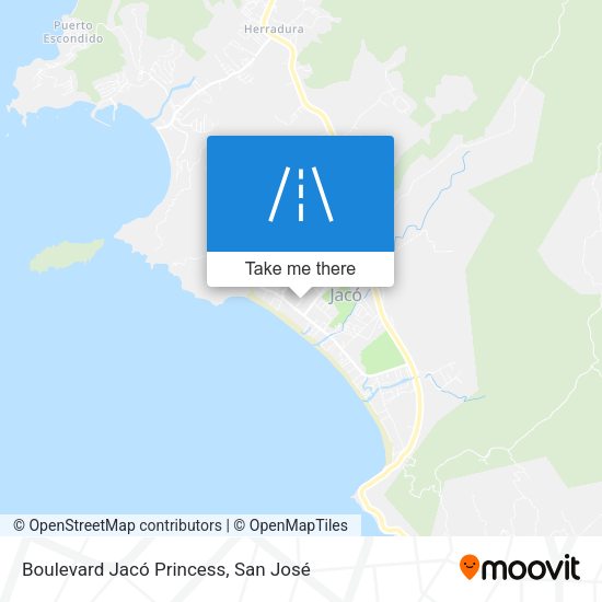 Mapa de Boulevard Jacó Princess