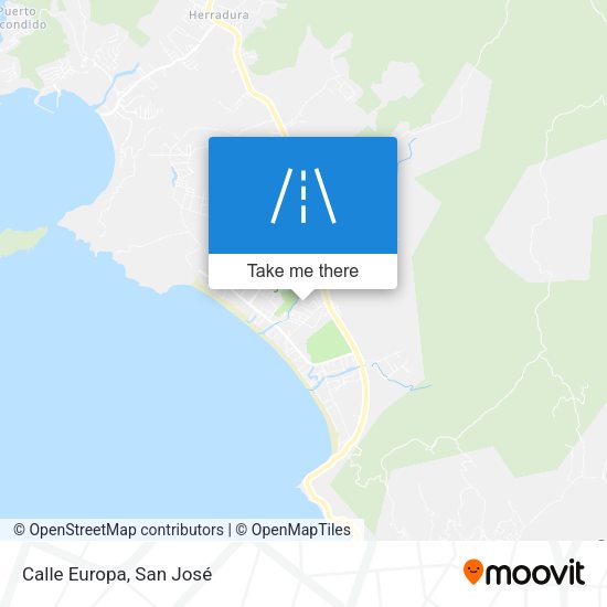 Mapa de Calle Europa