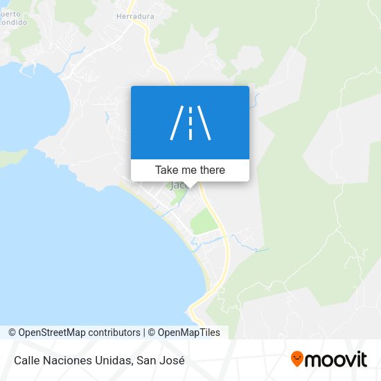 Mapa de Calle Naciones Unidas
