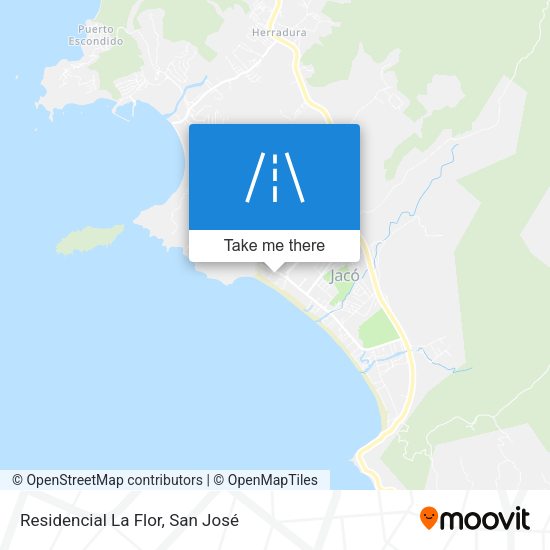 Mapa de Residencial La Flor