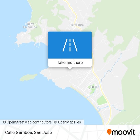 Mapa de Calle Gamboa