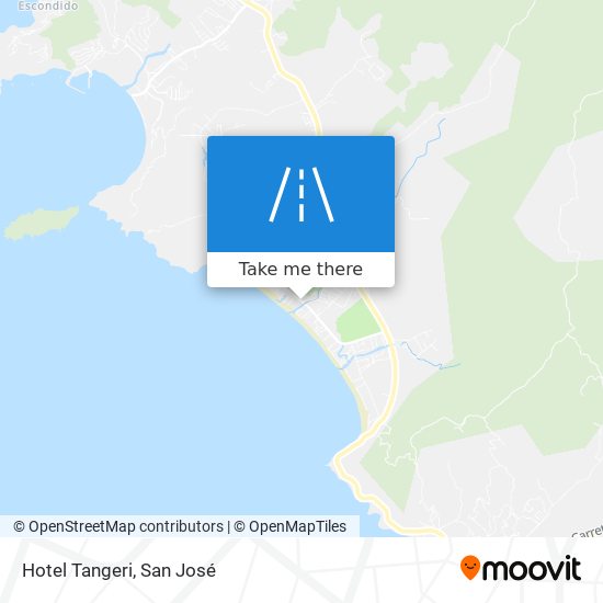 Hotel Tangeri map