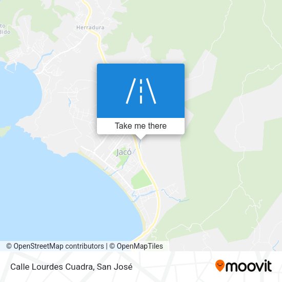 Mapa de Calle Lourdes Cuadra