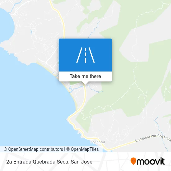 2a Entrada Quebrada Seca map