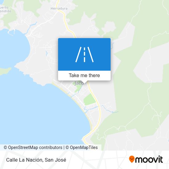 Calle La Nación map