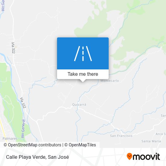 Mapa de Calle Playa Verde
