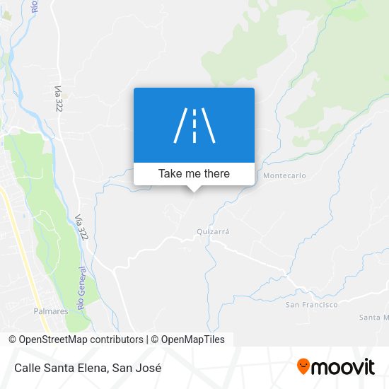 Mapa de Calle Santa Elena