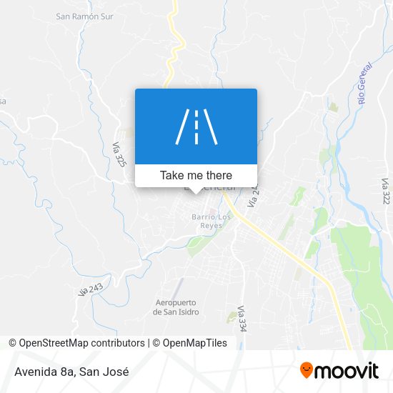 Mapa de Avenida 8a