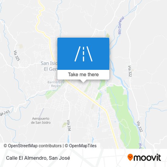Mapa de Calle El Almendro