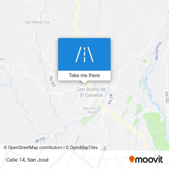 Mapa de Calle 14