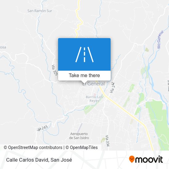Calle Carlos David map