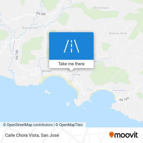 Mapa de Calle Chora Vista