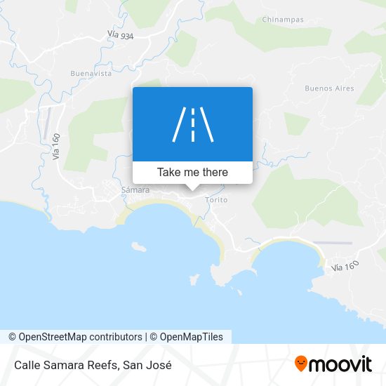 Mapa de Calle Samara Reefs