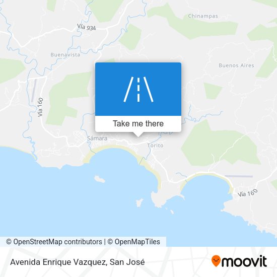 Avenida Enrique Vazquez map