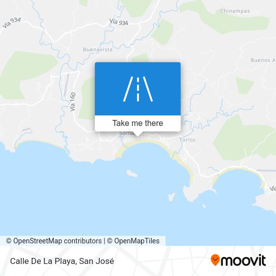 Mapa de Calle De La Playa
