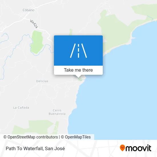 Path To Waterfall map