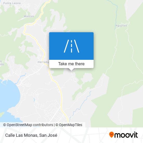 Calle Las Monas map