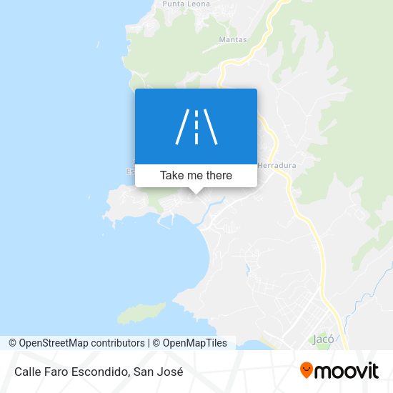 Calle Faro Escondido map