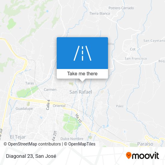 Mapa de Diagonal 23